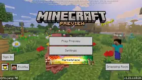 Bedrock 1.21.110.26.png: Infobox image for Preview 1.21.110.26 the version in Minecraft