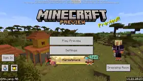 Bedrock 1.21.20.23.png: Infobox image for Preview 1.21.20.23 the version in Minecraft