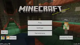 Bedrock 1.21.43.png: Infobox image for v1.21.43 the version in Minecraft