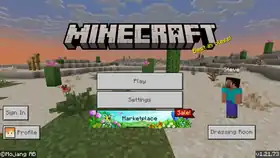 Bedrock 1.21.73.png: Infobox image for v1.21.73 the version in Minecraft