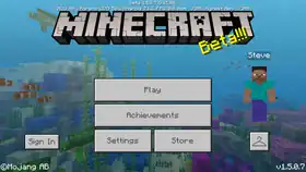 Bedrock 1.5.0.7.png: Infobox image for beta 1.5.0.7 the version in Minecraft