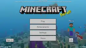 Bedrock 1.9.0.0.png: Infobox image for beta 1.9.0.0 the version in Minecraft