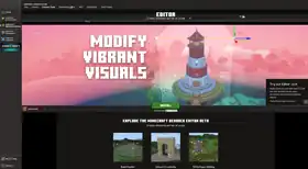 Bedrock Editor 1.0.0 retail.jpg: Infobox image for v1.0.0 the version in Minecraft