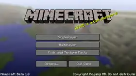 Beta 1.8 menu.png: Infobox image for Minecraft Beta 1.8 the version in Minecraft