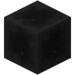 Block of Coal JE1.png: Infobox image for Block of Coal the block in Minecraft