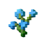 Blue Orchid (inventory) MCE.png: Infobox image for Flower the block in Minecraft