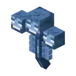 Blue Wither.png: Infobox image for Wither the entity in Minecraft