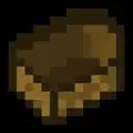 The boat item texture without it's alpha. A second thicker line of pixels can be seen on the top of it.