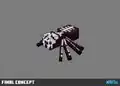 Bone spider final concept art.