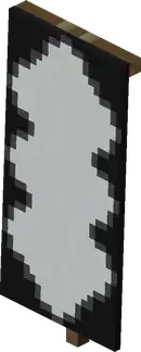 Bordure indented banner pattern.png: Infobox image for Bordure Indented Banner Pattern the item in Minecraft