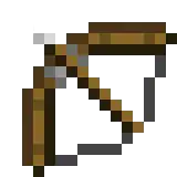 Bow (Pull 2).png: Infobox image for Bow the item in Minecraft