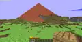 A naturally generated brick pyramid.