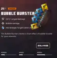 Bubble burster within the inventory.