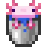 Bucket of Axolotl.png: Infobox image for Bucket of Axolotl the item in Minecraft