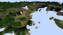A floating islands buffet world made to generate with multiple biomes.
