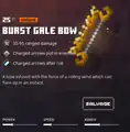 The burst gale bow within the inventory.