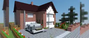 A house made of bricks.