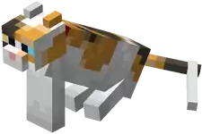 Calico Cat (Dungeons).png: Infobox image for Calico Cat the dungeons entity in Minecraft
