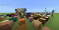 Several blocks in the cartoon texture pack.