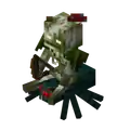 A bogged cave spider jockey.‌[Bedrock Edition only]