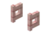 Cherry Fence Gate (Opened).png: Infobox image for Fence Gate the block in Minecraft