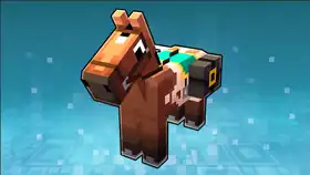 Chestnut Horse Screenshot MCL.png: Infobox image for Chestnut Horse the legends skin in Minecraft