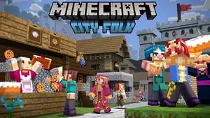 CityFolkSP.jpg: Infobox image for v0.11.0 alpha build 10 the version in Minecraft