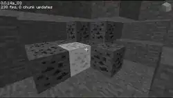 Coal ore blob in a cave.[1]