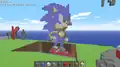 Sonic pixel art.