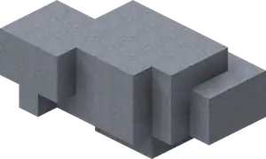 Clay blob iso.png: Infobox image for Clay blob the structure in Minecraft