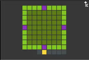 9x9 with 1 door on each side