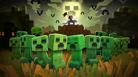 Creeper Clash Thumbnail MCL.png: Infobox image for Creeper Clash the legends mode in Minecraft