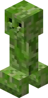 Creeper Closed Mouth.png: Infobox image for Creeper the story mode mob in Minecraft