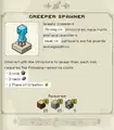 The creeper spawner's journal information in the Campaign.