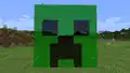 RGB pixel art of a creeper using funky portals' deterministic color.