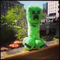 Creeper plush.