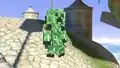 The Creeper Mii Brawler costume in Super Smash Bros. Ultimate.