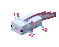 Cyan Axolotl Idle Floor Underwater.gif: Infobox image for Axolotl the entity in Minecraft