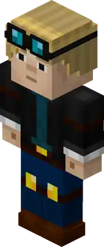 DanTDMBlonde.png: Infobox image for Dan The Diamond Minecart the character in Minecraft