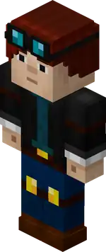 DanTDMRed.png: Infobox image for Dan The Diamond Minecart the character in Minecraft