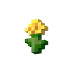 Dandelion (inventory) MCE.png: Infobox image for Flower the block in Minecraft