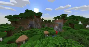 Dark Forest Hills.png: Infobox image for Dark Forest Hills the biome in Minecraft