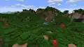 A dark forest hills single biome world.