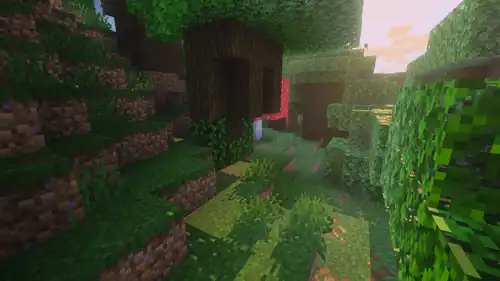 Dark Forest Vibrant Visuals.png: Infobox image for Dark Forest the biome in Minecraft