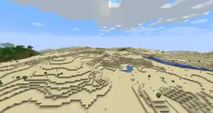 Desert Hills.png: Infobox image for Desert Hills the biome in Minecraft