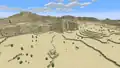 A desert hills single biome world.