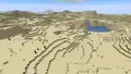 A desert lakes single biome world.