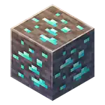 Diamond ore as it appeared in Minecraft Earth.