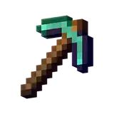 Diamond Pickaxe (inventory) MCE.png: Infobox image for Diamond Pickaxe the item in Minecraft