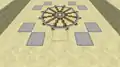 Stretched circle of rails from before Beta 1.8